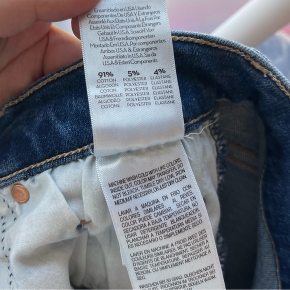 MOTHER The Tripper Ankle Fray Change Is In The Air Jeans Size 26 - Picture 12 of 13